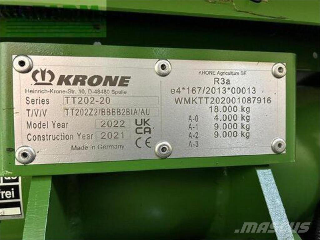 Krone mx 370 gl Viljavaunut