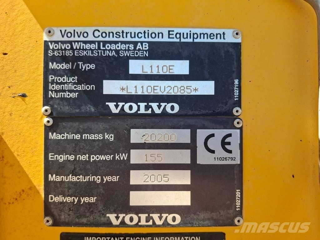 Volvo L 110 E Pyöräkuormaajat