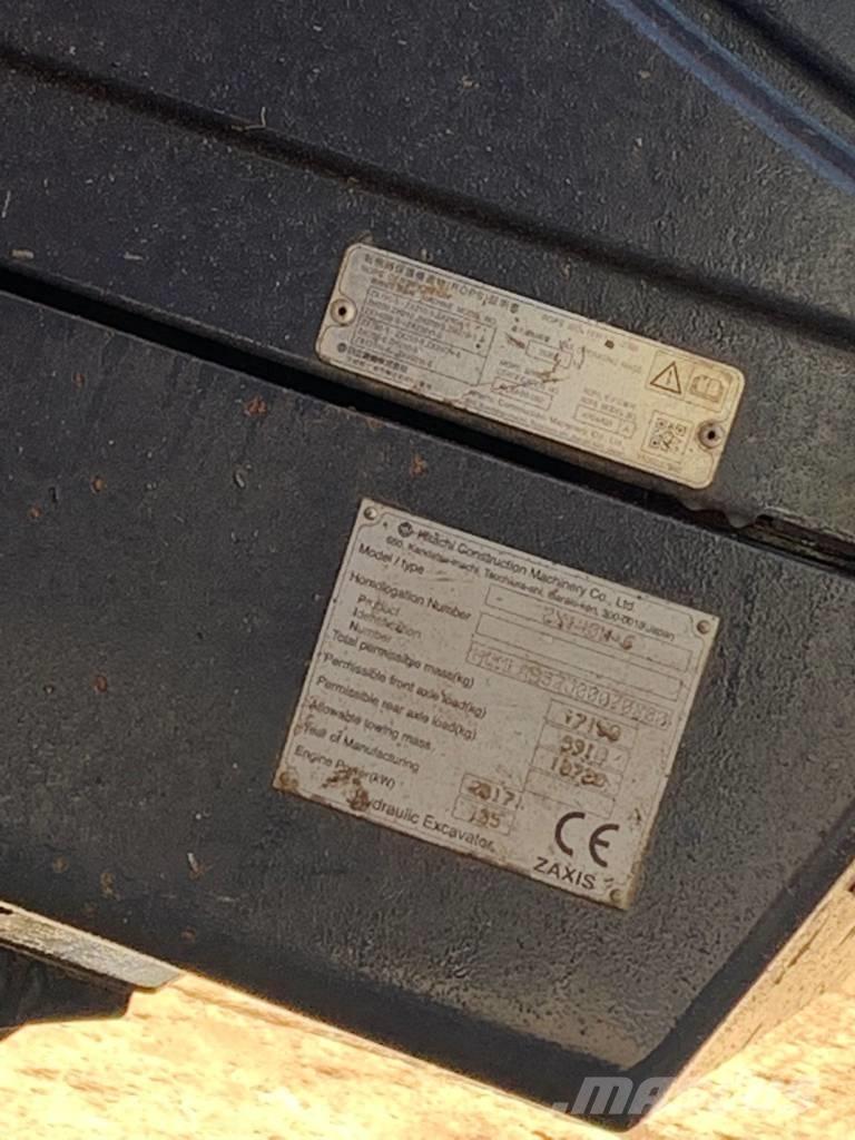 Hitachi ZX 140 W Pyöräkaivukoneet