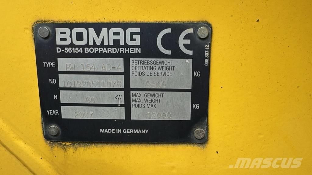 Bomag BW 154 AD-4 Tandemjyrät