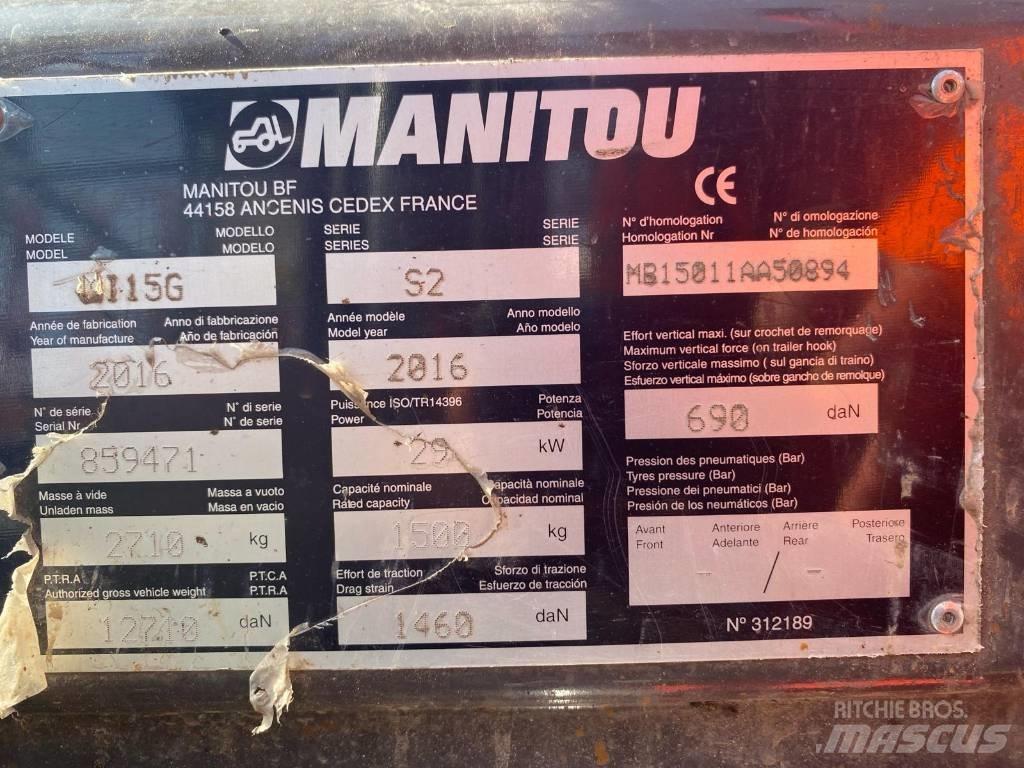 Manitou MI 15 G Nestekaasutrukit
