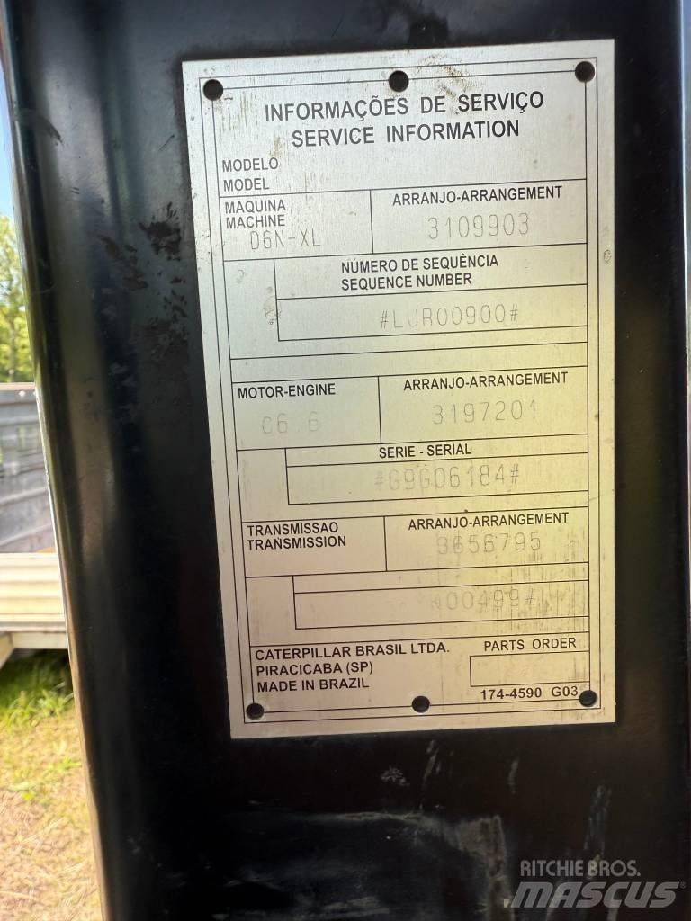CAT D6N XL Telaketjupuskutraktorit