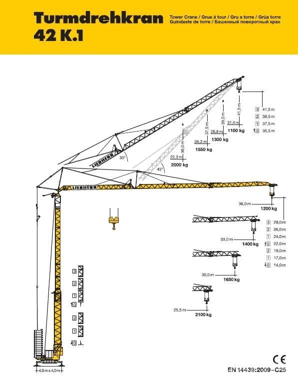 Liebherr 42 K.1 Torninosturit