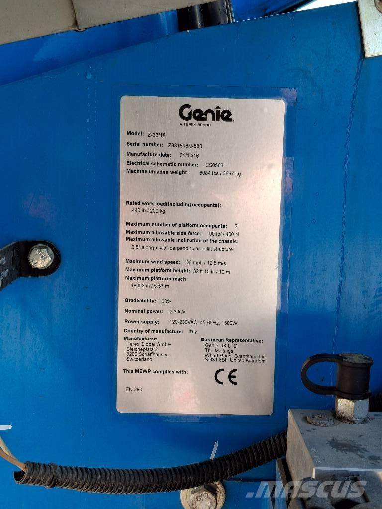 Genie Z33/18 Kuukulkijat