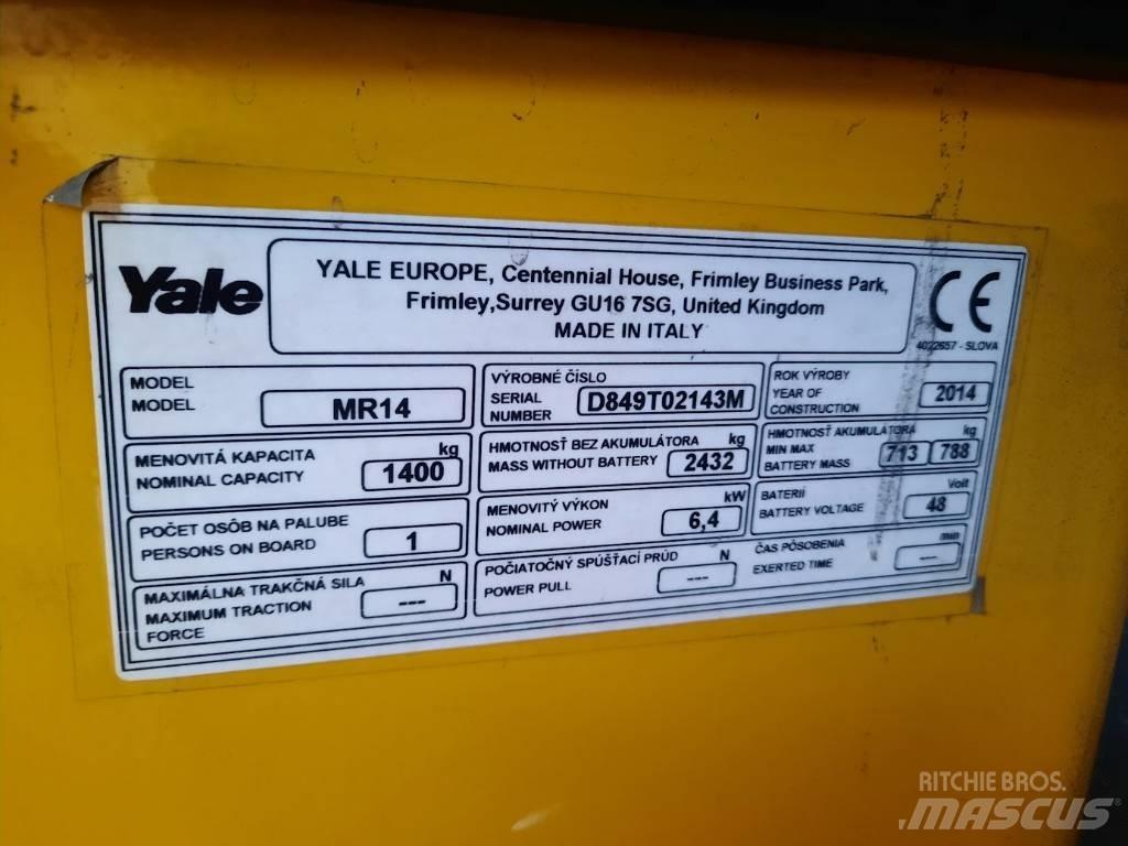 Yale MR14 Työntömastotrukit