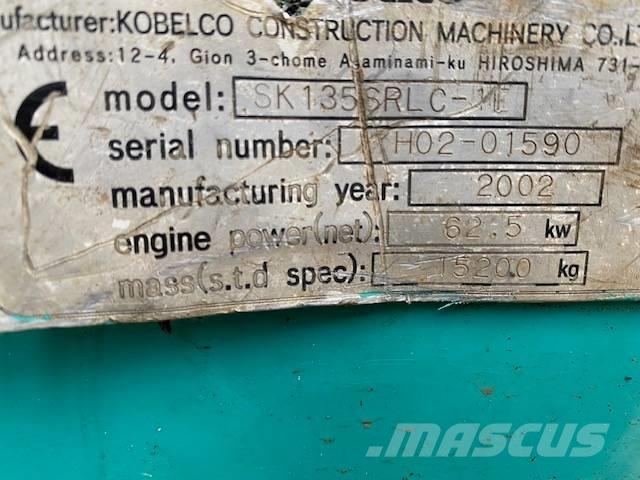 Kobelco SK 135 SR LC Telakaivukoneet