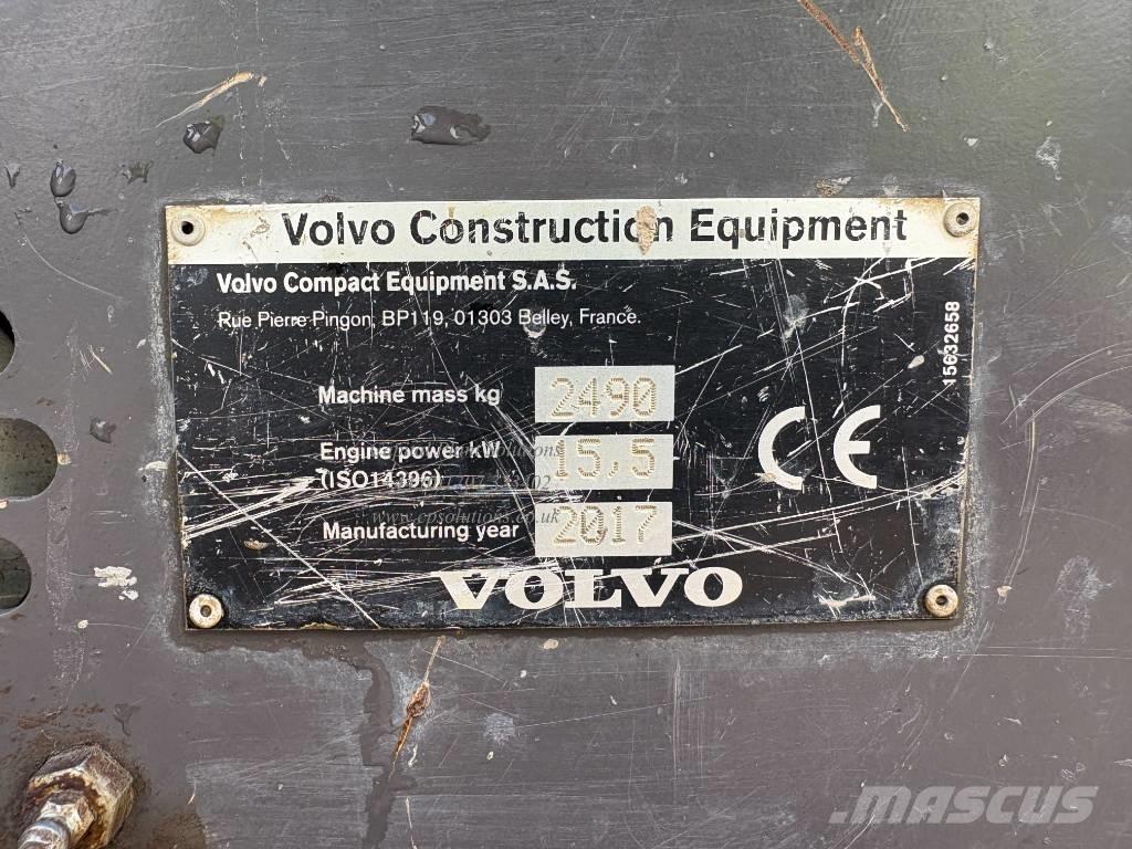 Volvo ECR 25 D Minikaivukoneet < 7t