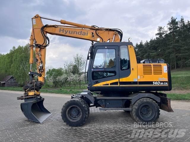 Hyundai Robex 140 W Pyöräkaivukoneet