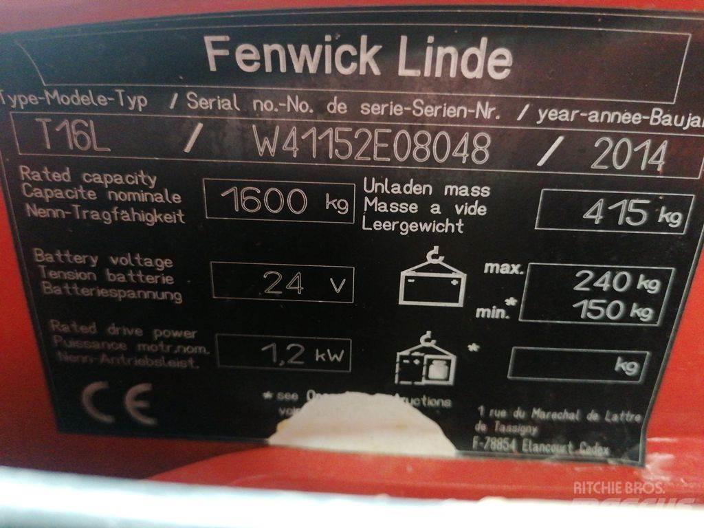 Linde T16L Lavansiirtotrukit