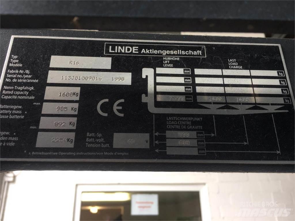 Linde R16 Muut haarukkatrukit