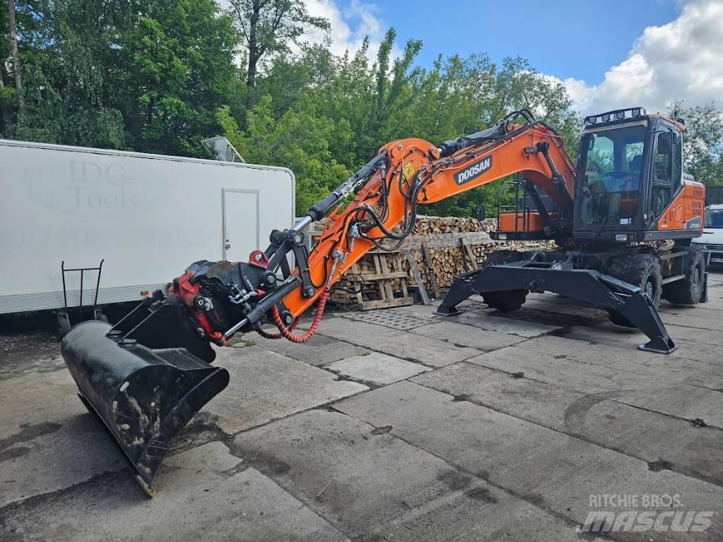 Doosan DX 160 W Pyöräkaivukoneet