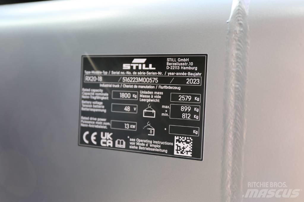 Still RX20-18 Sähkötrukit
