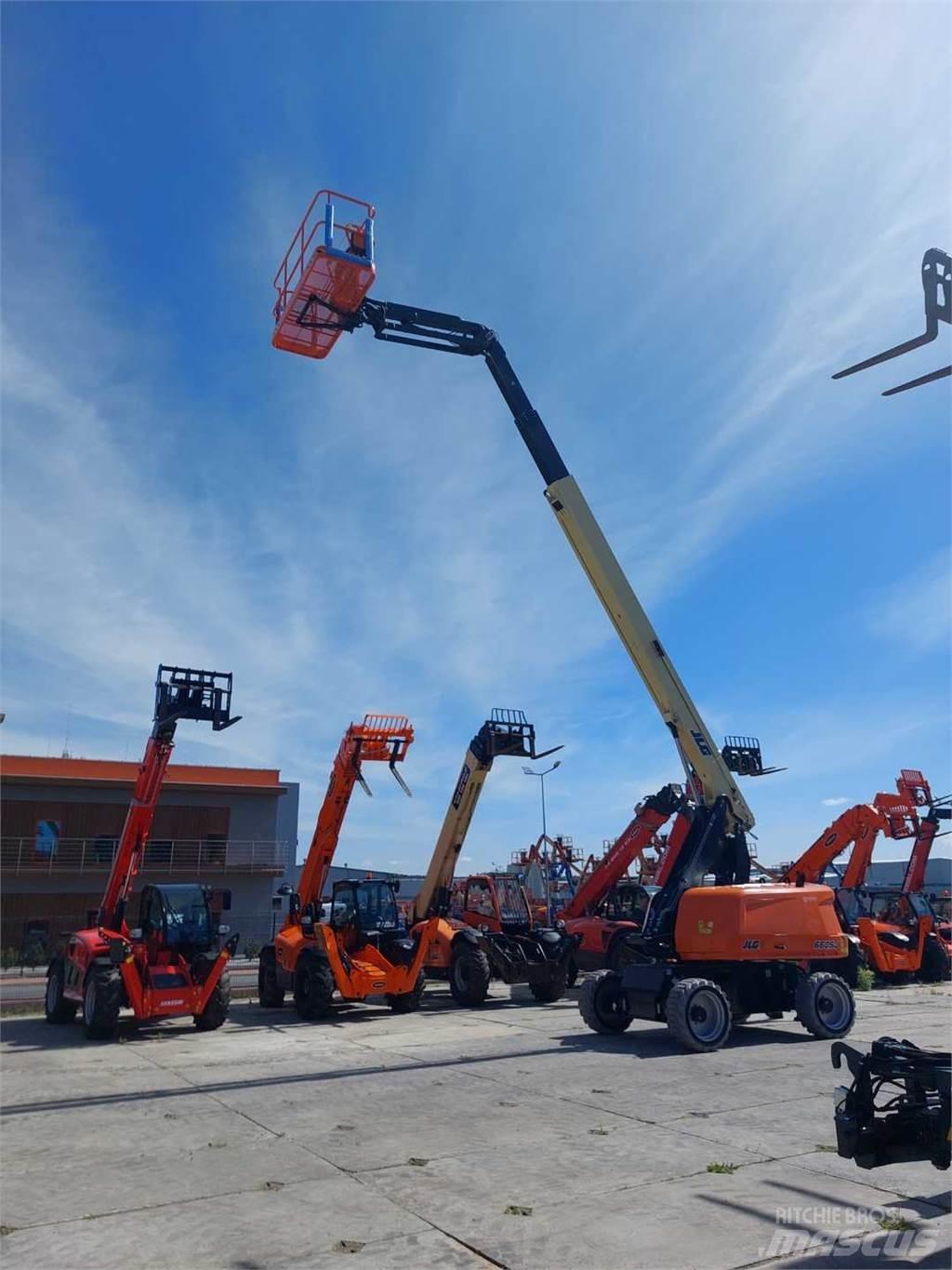 JLG 660SJ Teleskooppipuominostimet