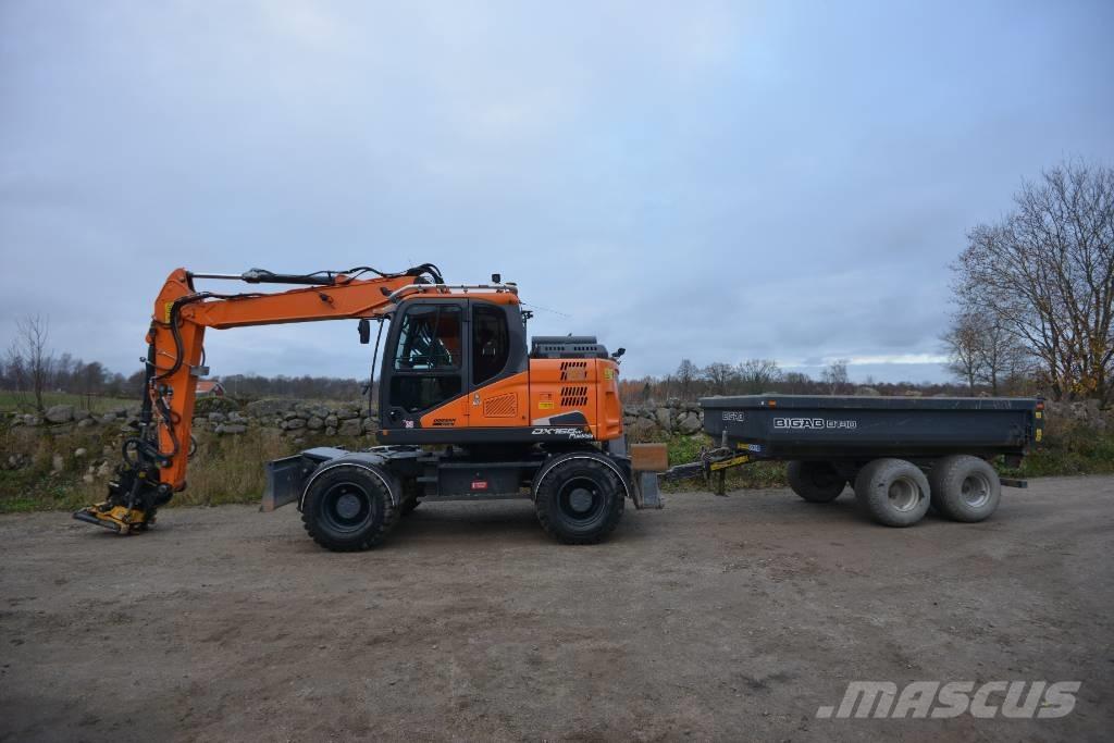 Doosan DX 165 W-5 Pyöräkaivukoneet