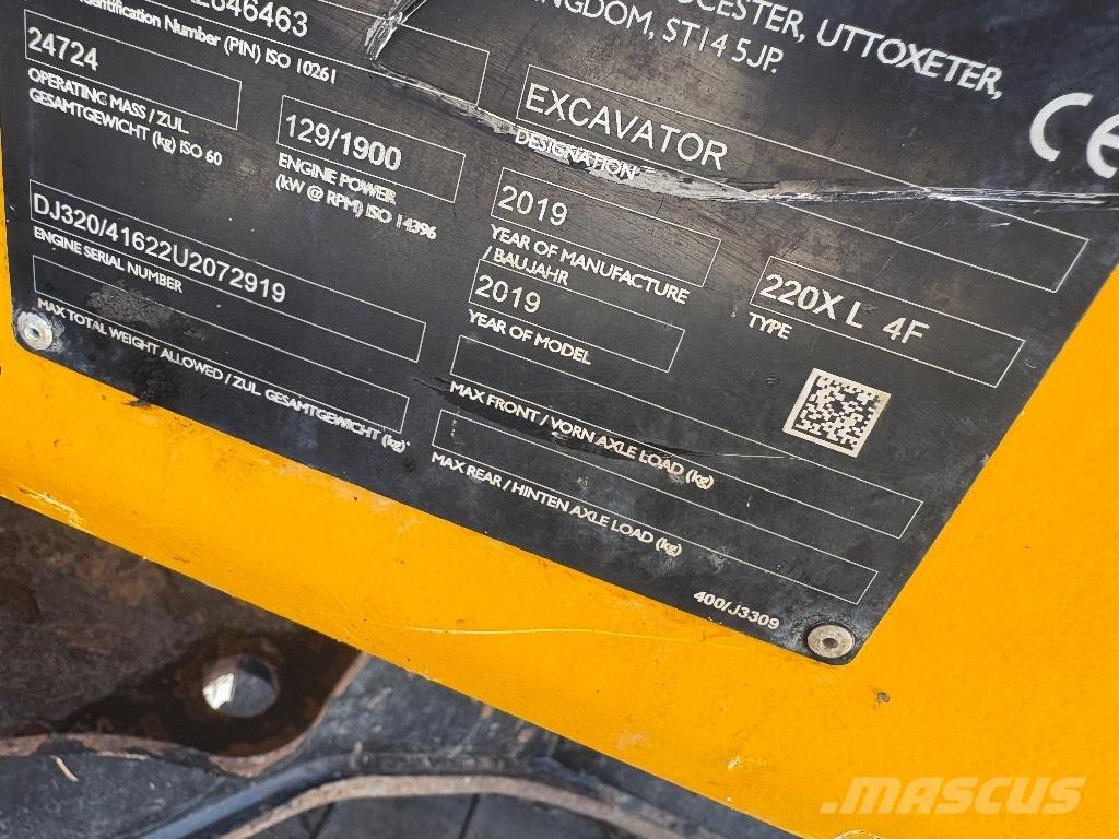 JCB 220X Telakaivukoneet