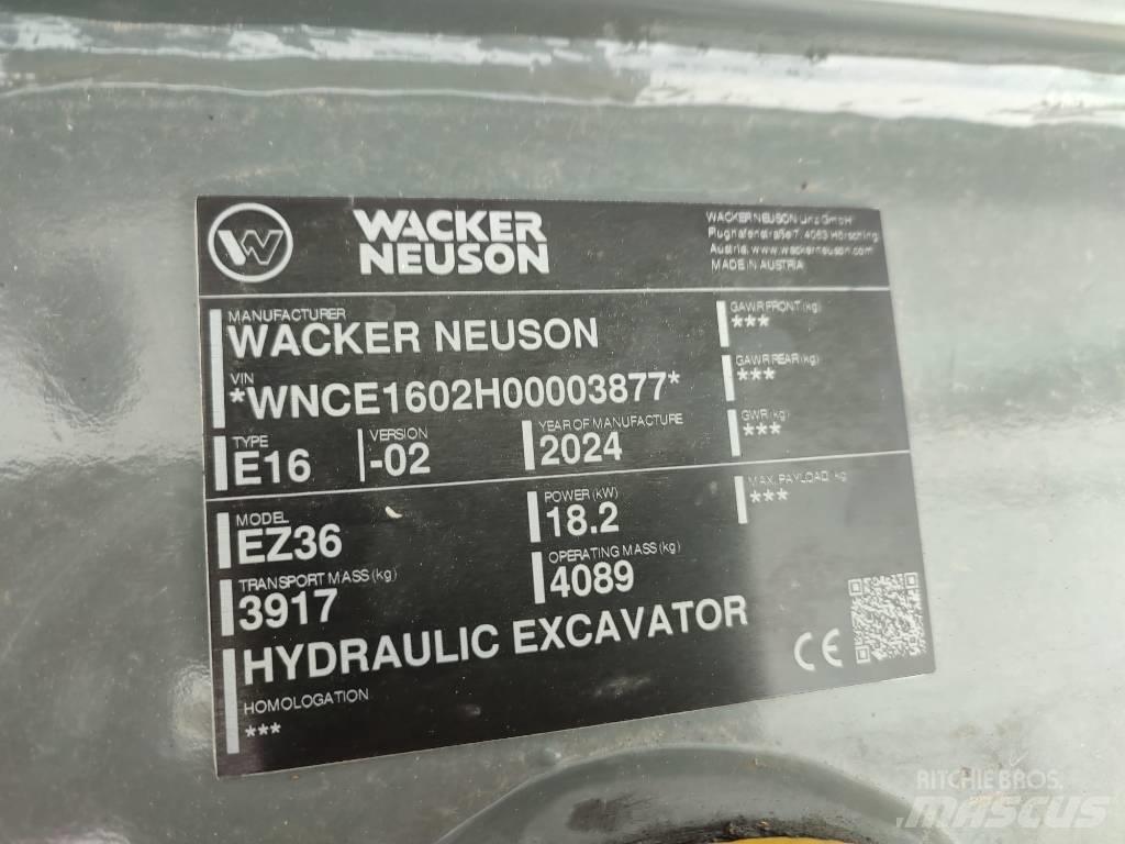 Wacker Neuson EZ 36 Minikaivukoneet < 7t