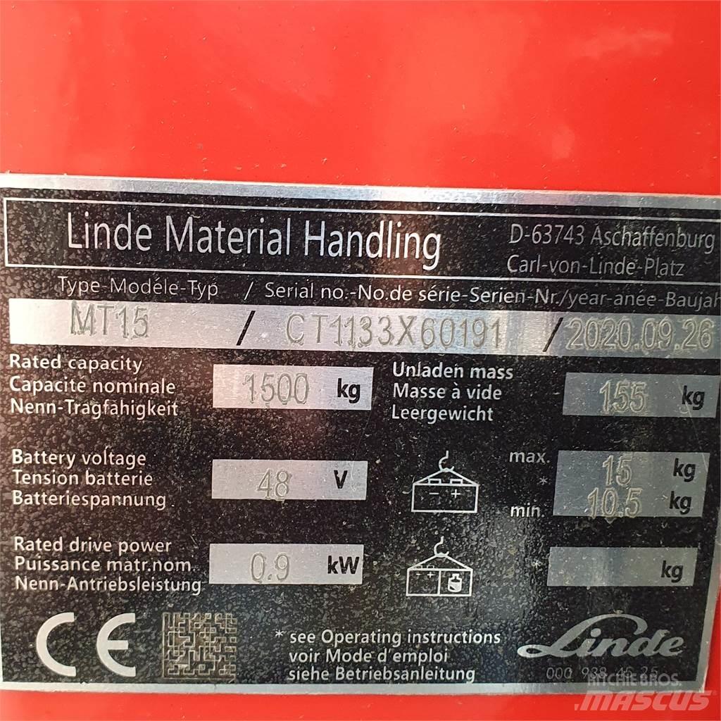 Linde MT15 Lavansiirtotrukit