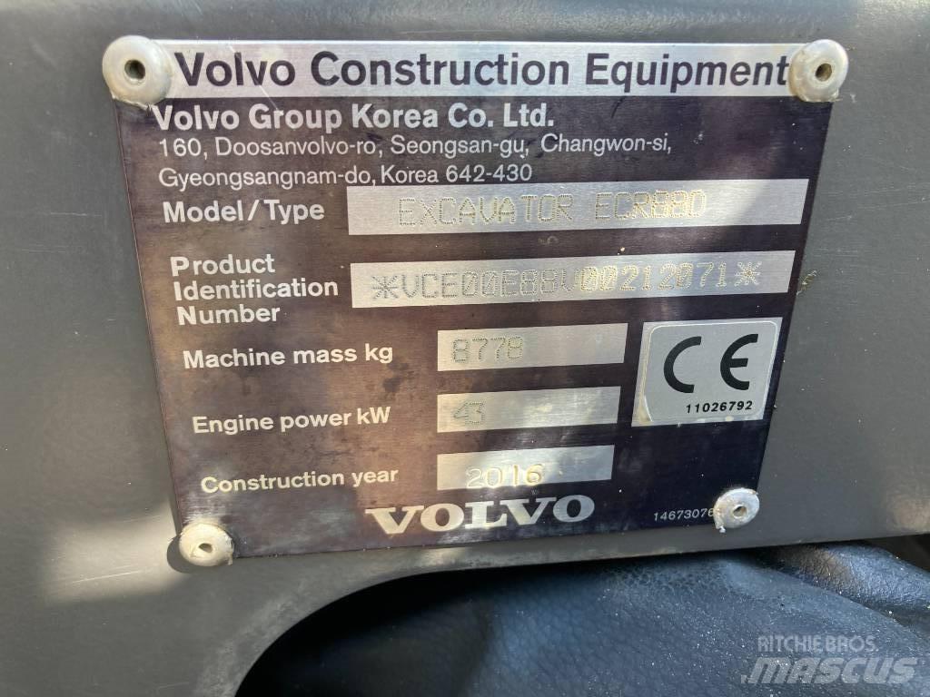 Volvo ECR 88 D Midikaivukoneet 7t - 12t