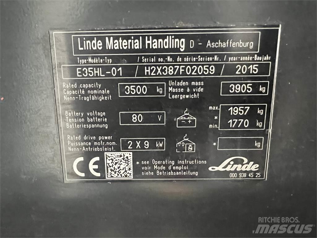 Linde E35HL-01 Sähkötrukit