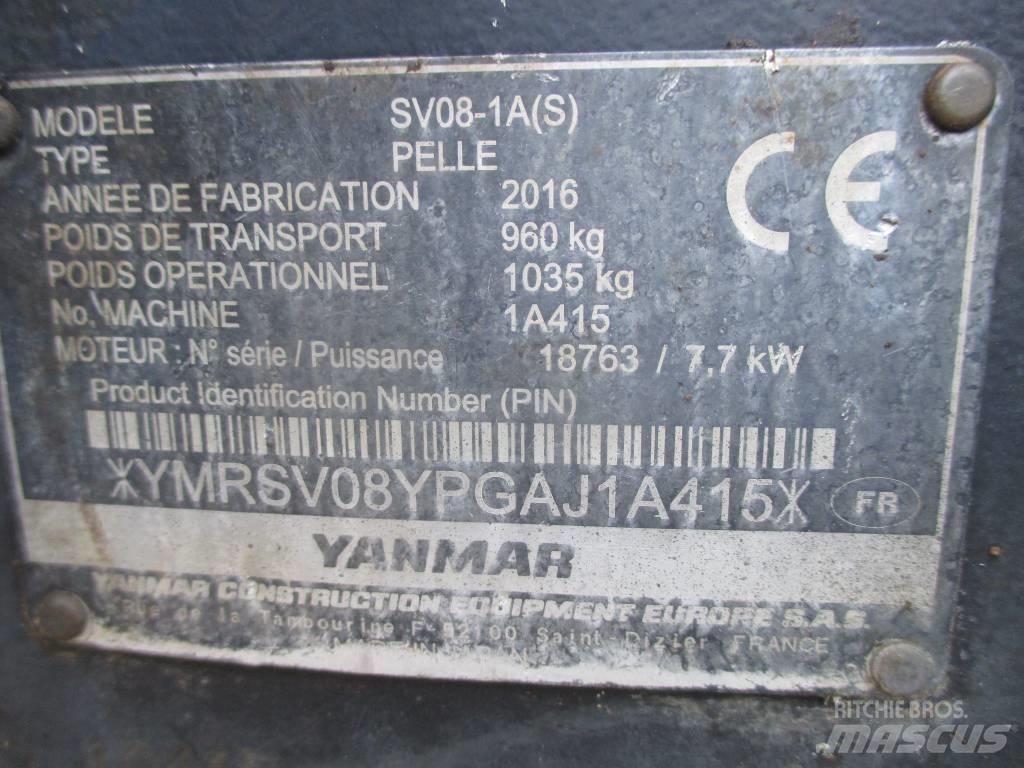 Yanmar SV 08-1 A Minikaivukoneet < 7t
