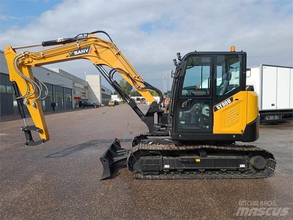 Sany SY80U Midikaivukoneet 7t - 12t