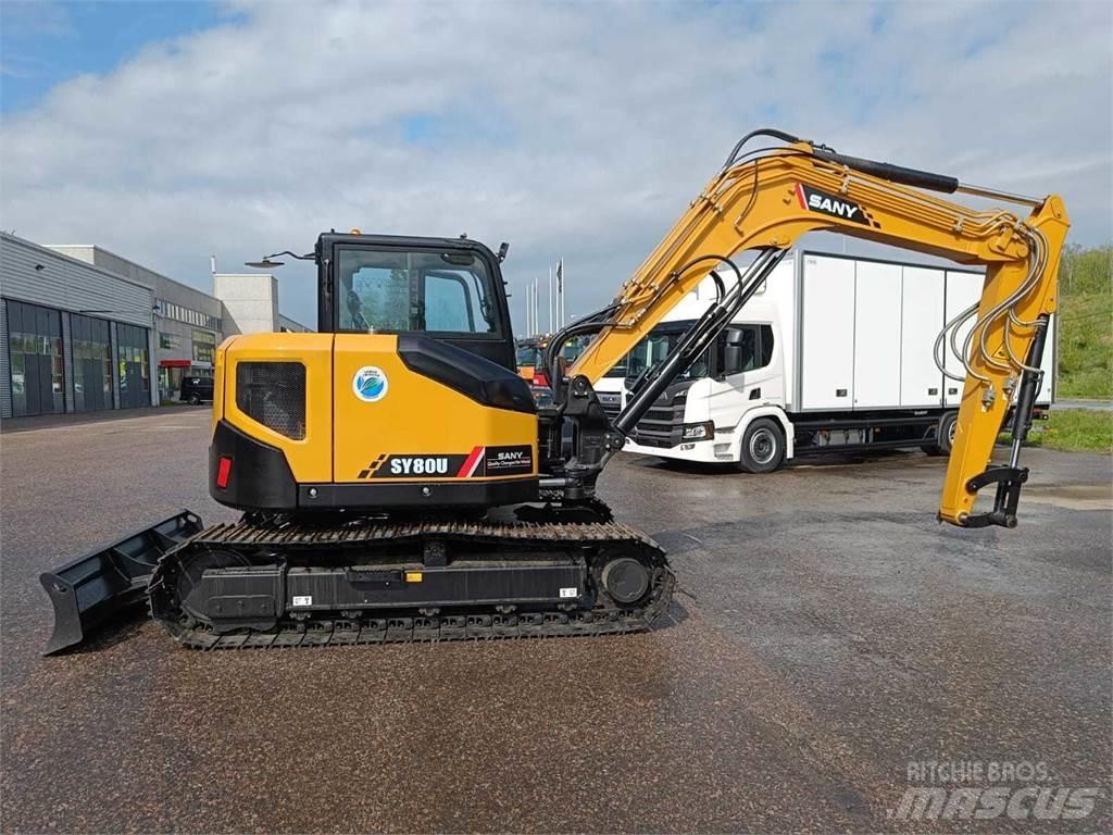 Sany SY80U Midikaivukoneet 7t - 12t