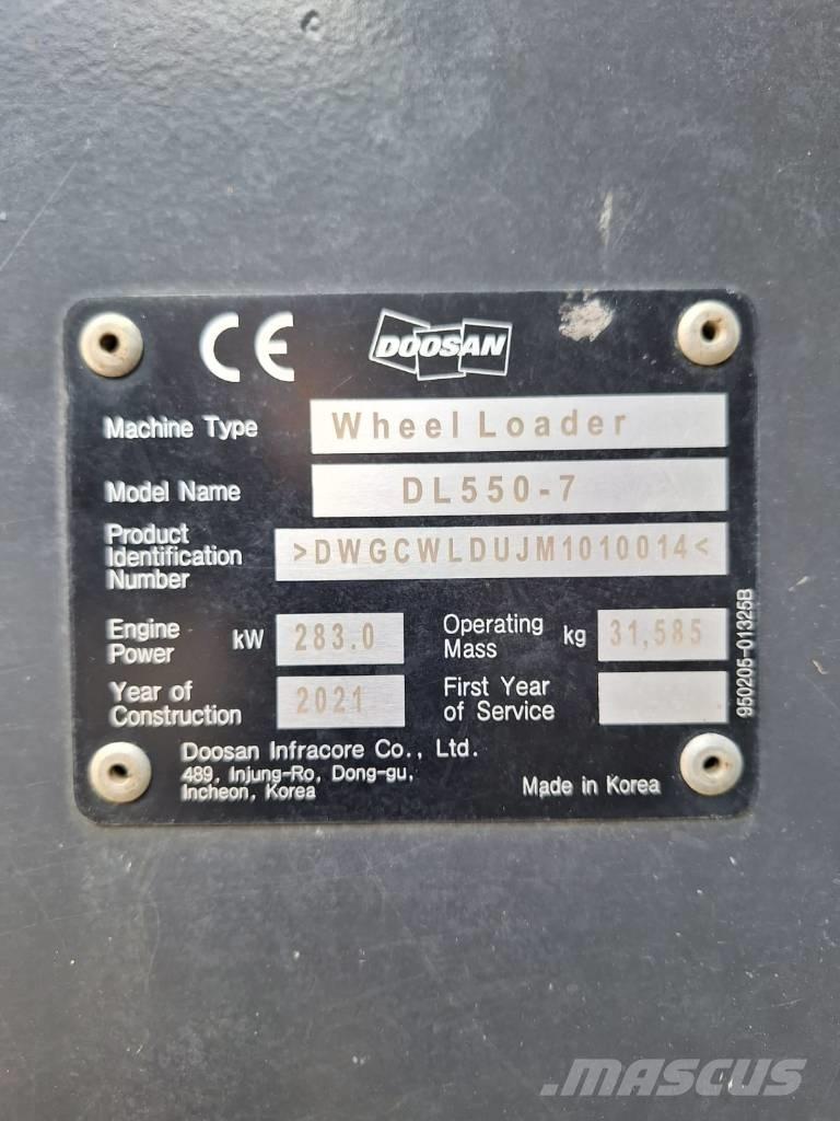 Doosan DL550-7 Pyöräkuormaajat