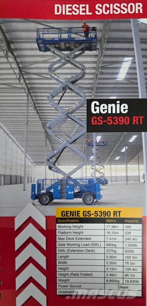 Genie GS 5390 RT Saksilavat