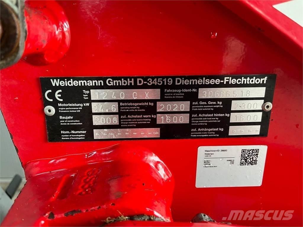 Weidemann 1240 CX Muut maatalouskoneet