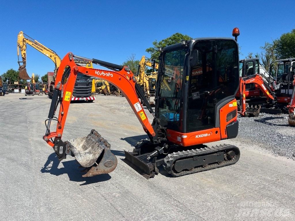 Kubota KX 018-4 Minikaivukoneet < 7t