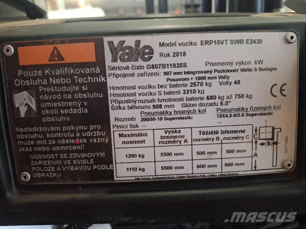 Yale ERP15VT Sähkötrukit