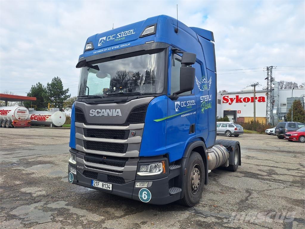 Scania R 410 LNG Vetopöytäautot
