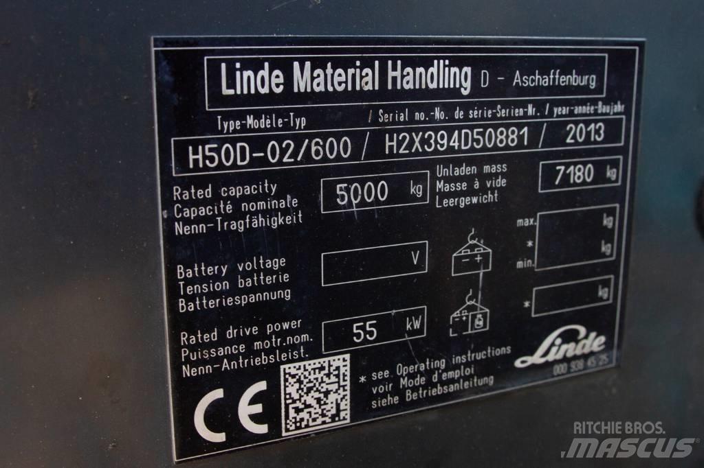 Linde H50D-02/600 Dieseltrukit