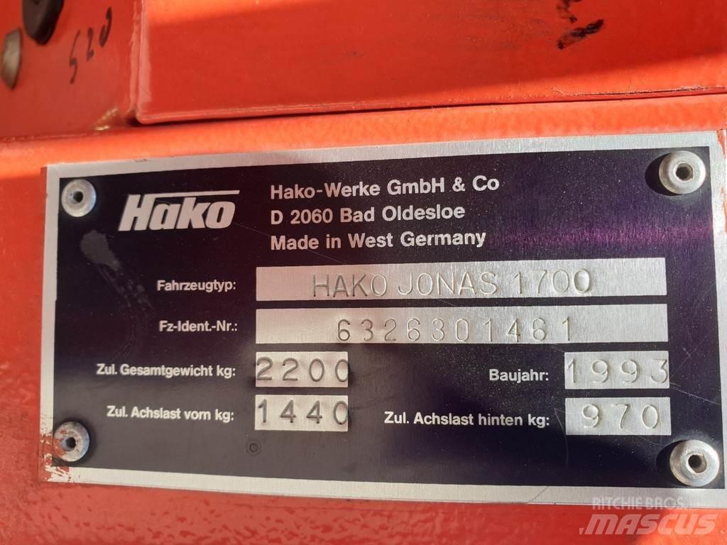 Hako Jonas 1700 Lakaisukoneet