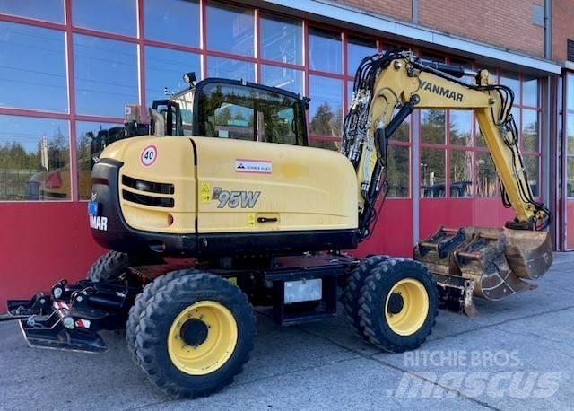 Yanmar B95W Pyöräkaivukoneet