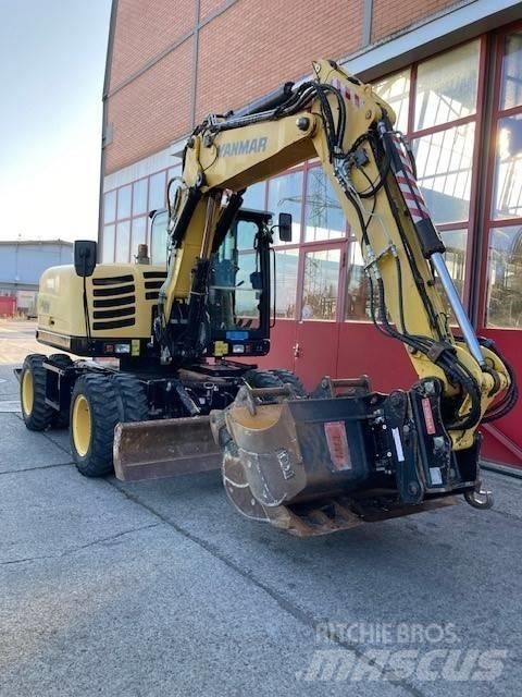 Yanmar B95W Pyöräkaivukoneet