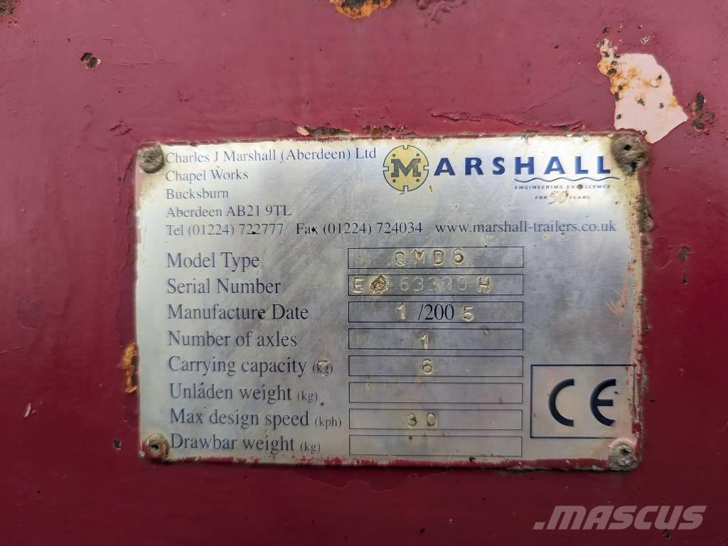 Marshall QMD6 Kippiperävaunut