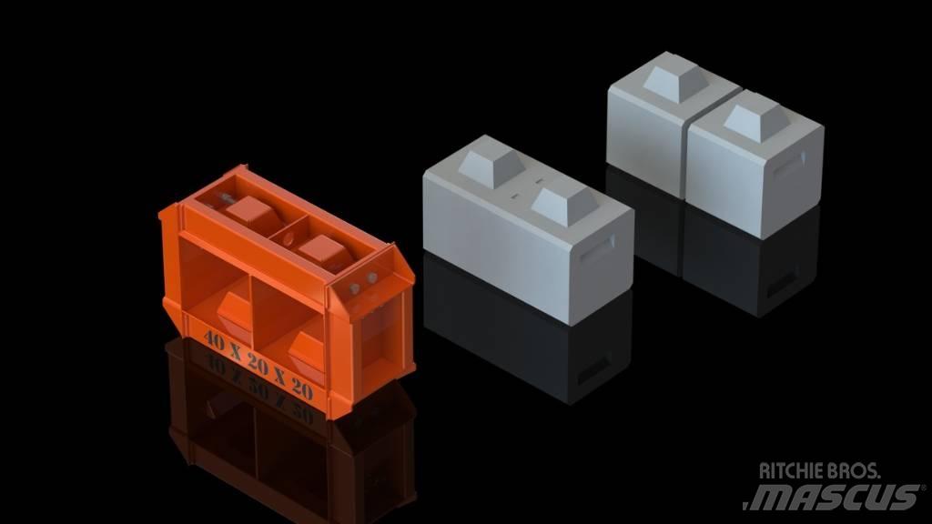  3A Block 180x60x60 Betonin levittäjät