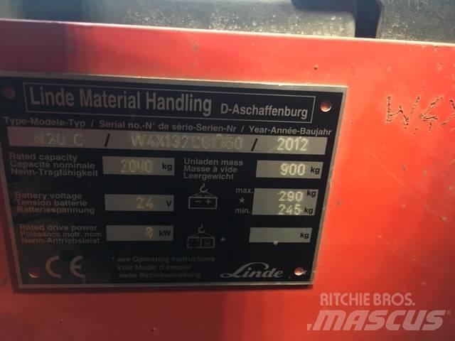 Linde N20C/132 Matalakeräilytrukit
