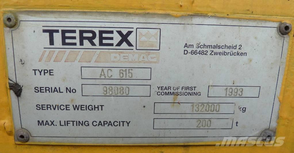 Demag AC 615 Mobiilinosturit