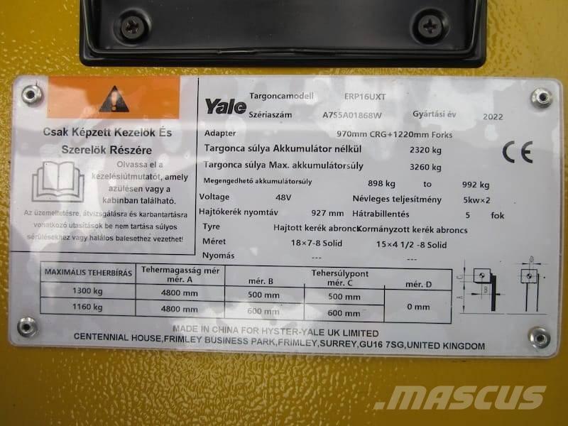 Yale ERP 16 UXT Sähkötrukit