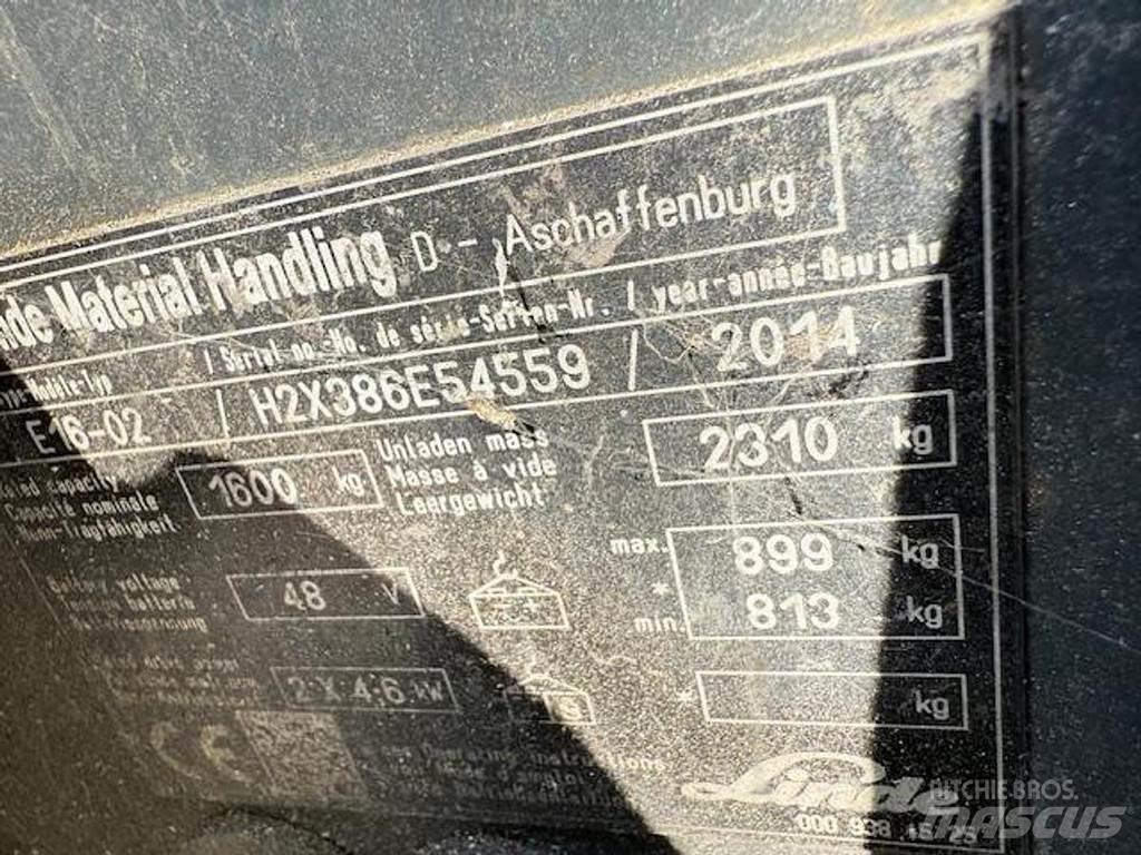 Linde E16-02 Muut haarukkatrukit