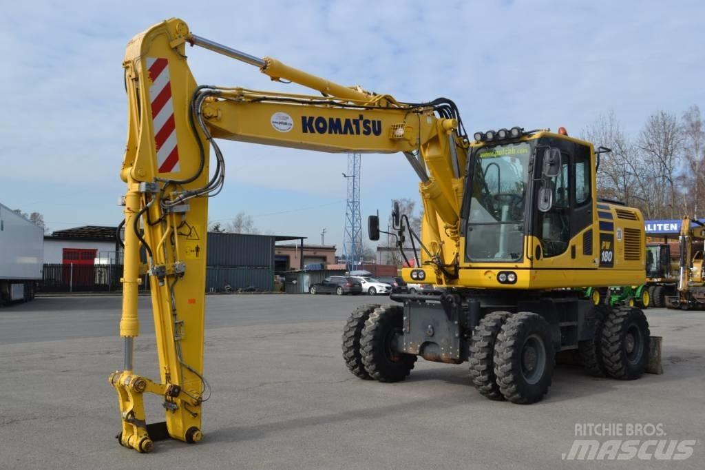 Komatsu PW 180-10 Pyöräkaivukoneet
