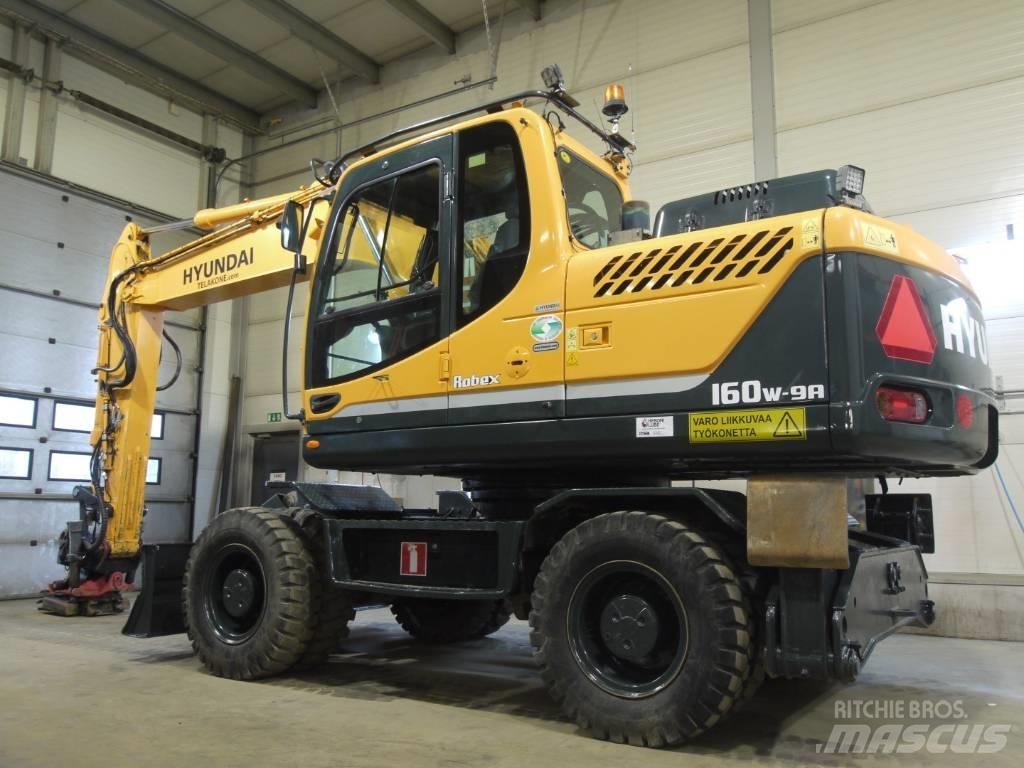 Hyundai R 160 W-9A Pyöräkaivukoneet