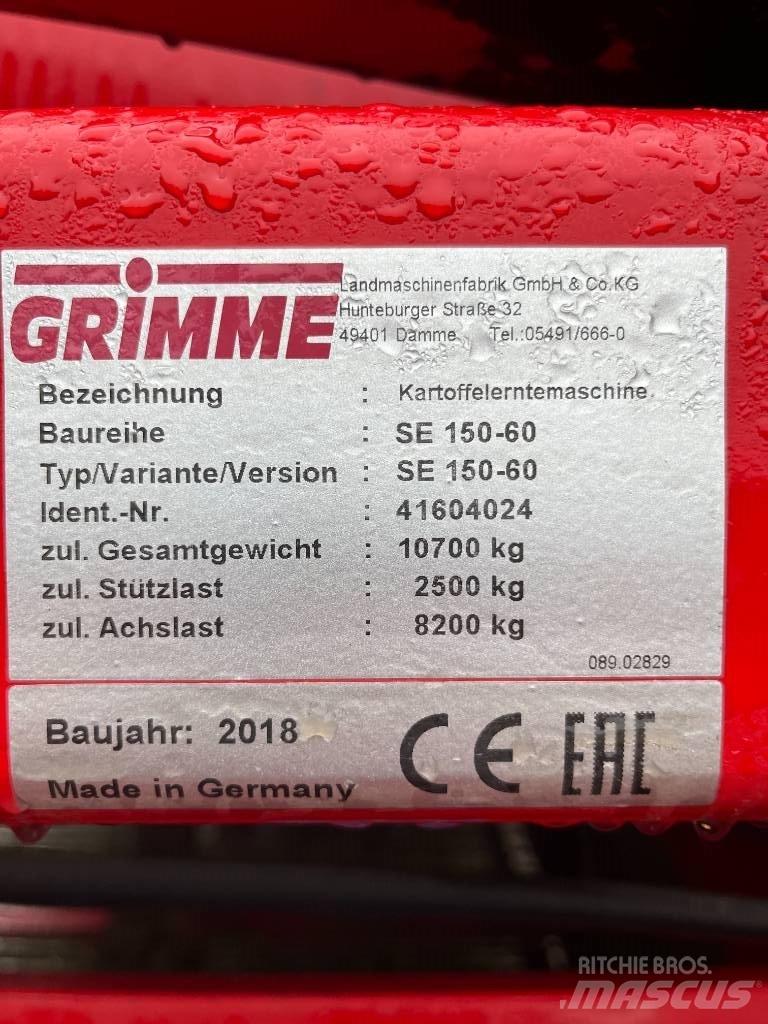 Grimme SE 150-60 NB Perunannostokoneet