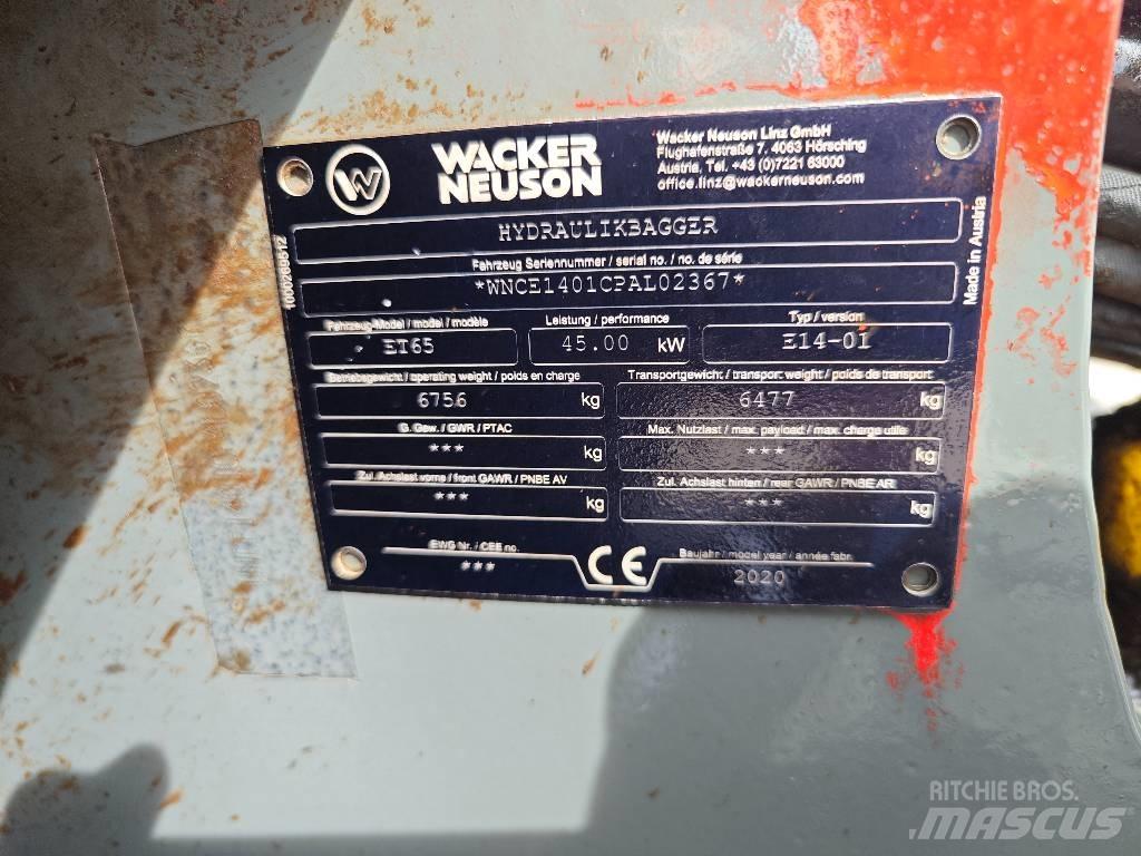 Wacker Neuson ET 65 Telakaivukoneet