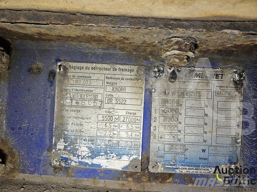 Lamberet YS-2P5 Pressukapellipuoliperävaunut