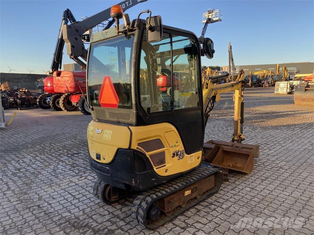 Yanmar SV18 Pyöräkaivukoneet