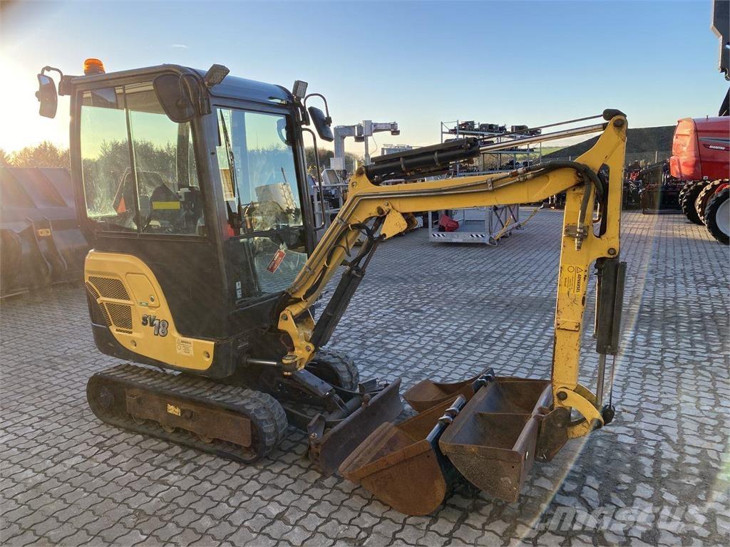 Yanmar SV18 Pyöräkaivukoneet