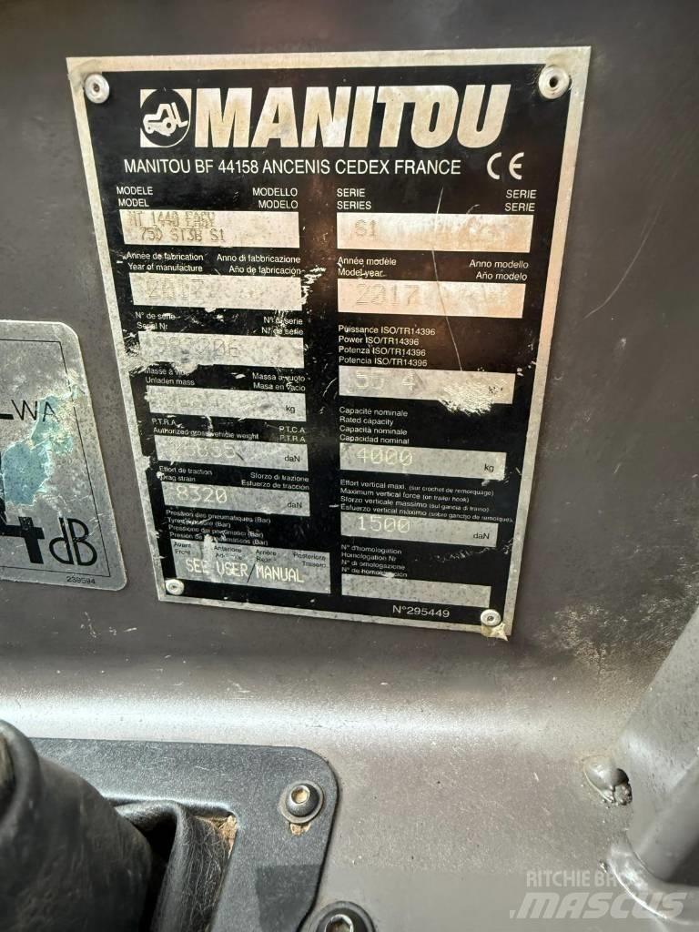 Manitou MT 1440 Kurottajat